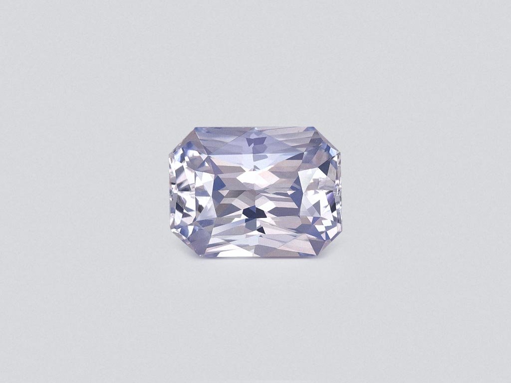 Pastel blue sapphire in radiant cut 2.06 carats, Sri Lanka Image №1