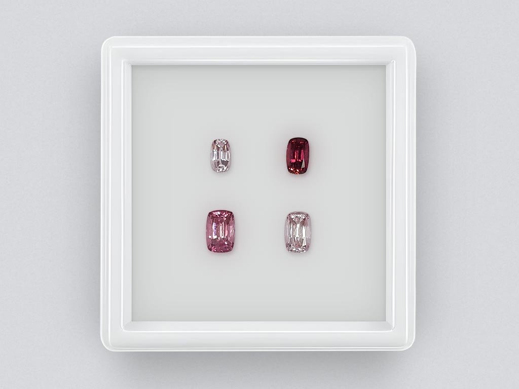 Contrast Pink Tourmaline Set 1.21ct Image №1