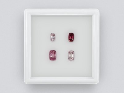 Contrast Pink Tourmaline Set 1.21ct photo