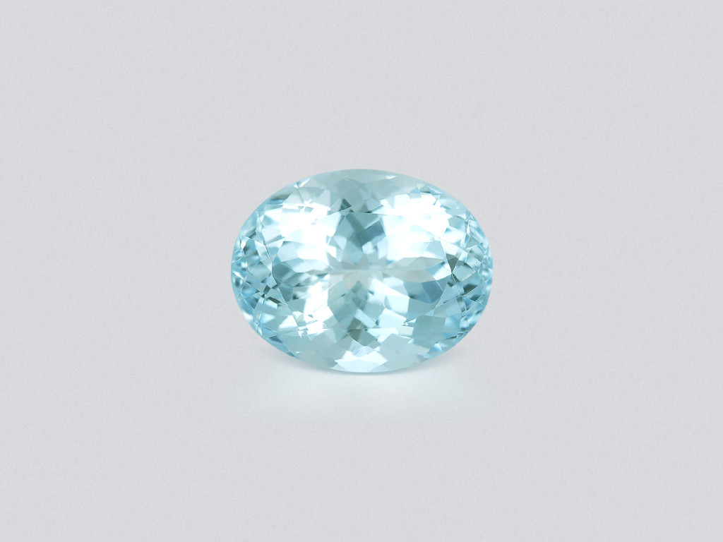 Aquamarine oval cut 4.11 carats, Madagascar  Image №1