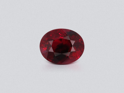 Unheated ruby Pigeon Blood oval cut 4.05 carats, Burma photo