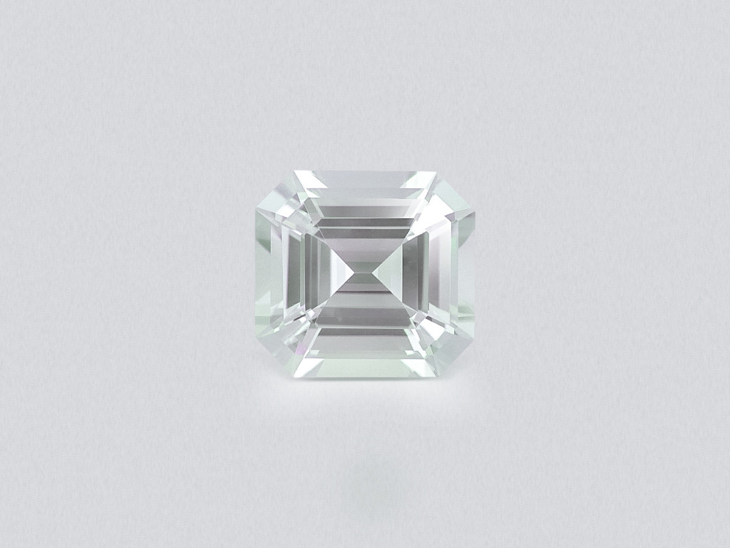 Kunzite light green octagon cut 7.13 carats, Pakistan Image №1