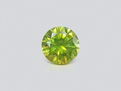 Russian demantoid with horse tail like inclusion 2.59 ct photo