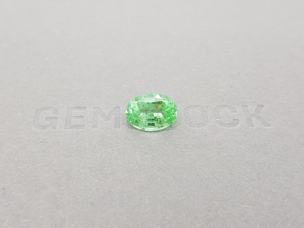 Neon green tourmaline Paraiba in oval cut 2.79 ct, Mozambique Image №1