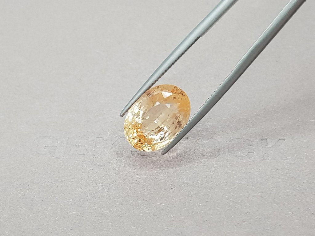 Unheated oval cut padparadscha sapphire 9.03 ct, Sri Lanka, Lotus Image №4