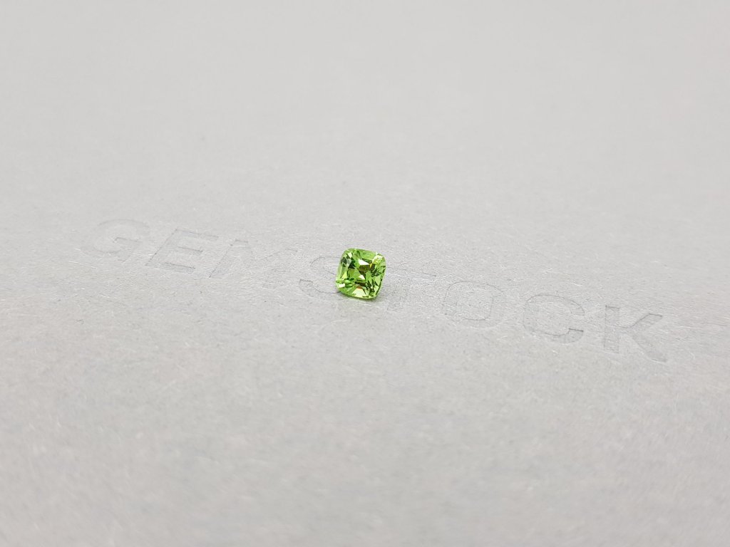 Cushion cut tsavorite garnet 0.38 ct, Africa Image №3