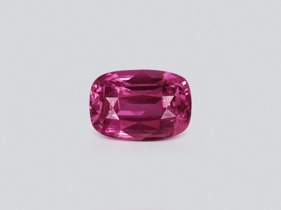 Vivid pink Mahenge pink spinel in cushion cut  3.11 carats, Tanzania photo