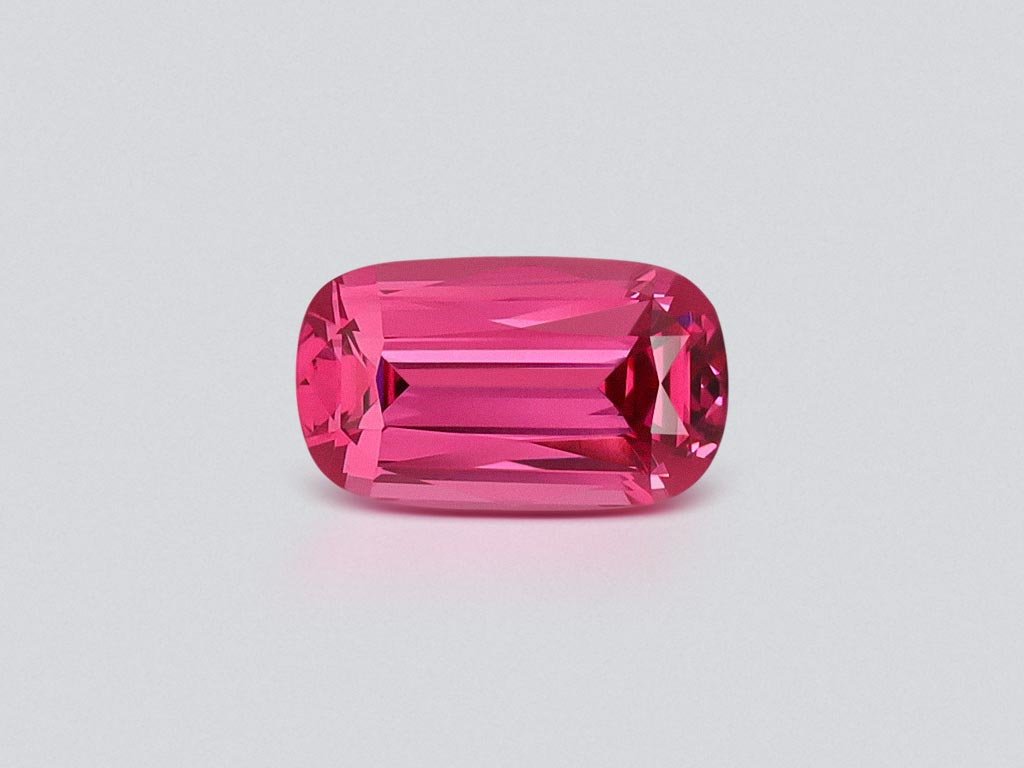 Vivid pink Mahenge spinel in cushion cut 2.43 carats, Tanzania Image №1