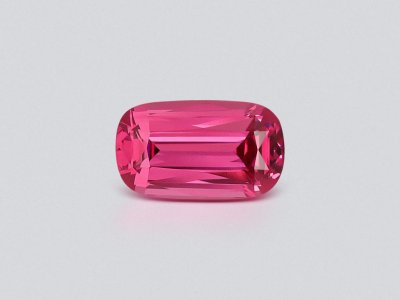 Vivid pink Mahenge spinel in cushion cut 2.43 carats, Tanzania photo