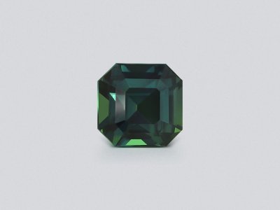 Unheated Teal sapphire asscher cut 2.04 carats, Sri Lanka photo