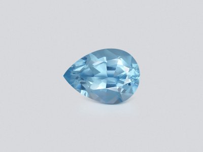 Aquamarine pear cut 2.50 carats, Madagascar photo