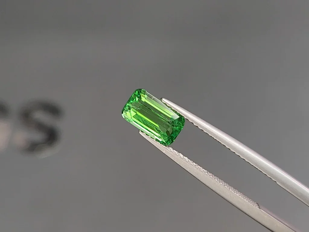 Garnet tsavorite Vivid Green cushion cut 2.05 carats, Tanzania  Image №3