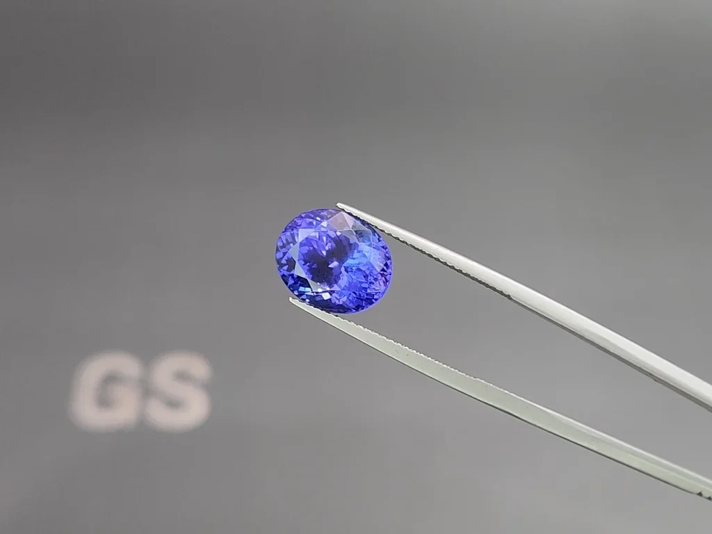 Tanzanite oval cut  7.28 carats, Tanzania Image №3