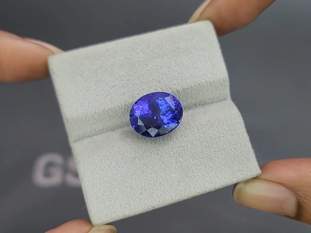 Tanzanite oval cut  7.28 carats, Tanzania Image №4