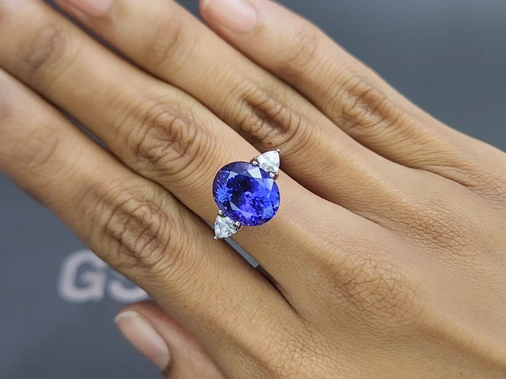Tanzanite oval cut  7.28 carats, Tanzania Image №5