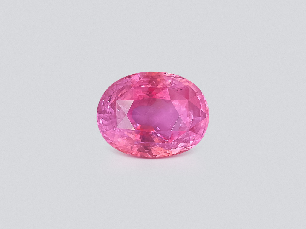 Unheated Padparadscha sapphire oval cut 8.25 carats, Sri Lanka  Image №1