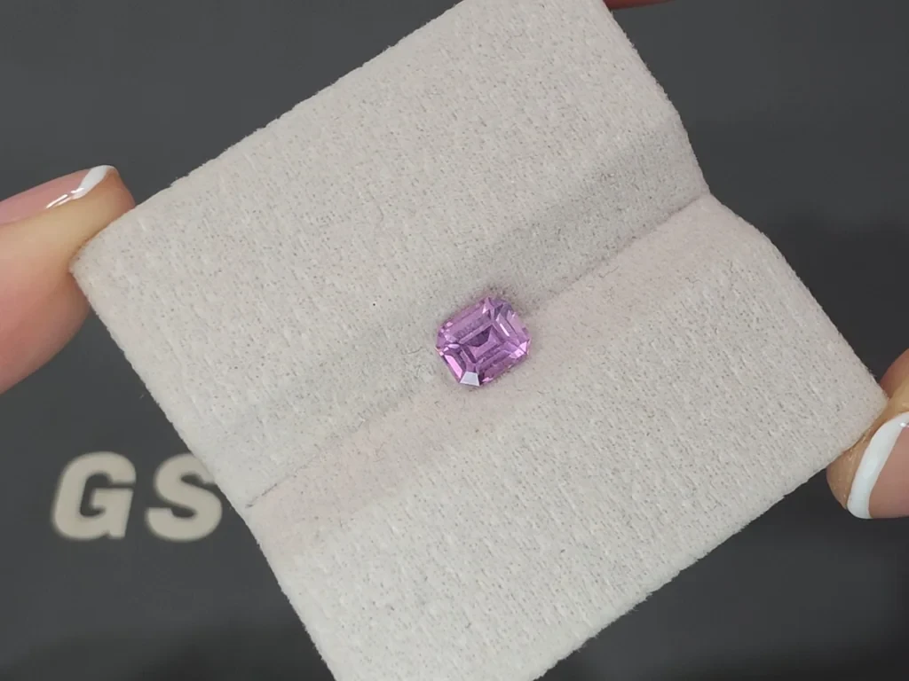 Pink spinel Mahenge octagon cut 1.09 carats, Tanzania Image №4