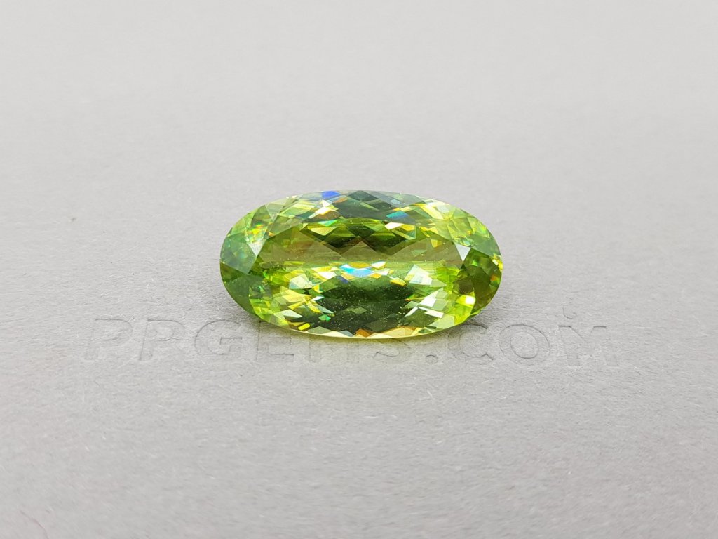 Green sphene 12.97 ct, Zimbabwe Image №2