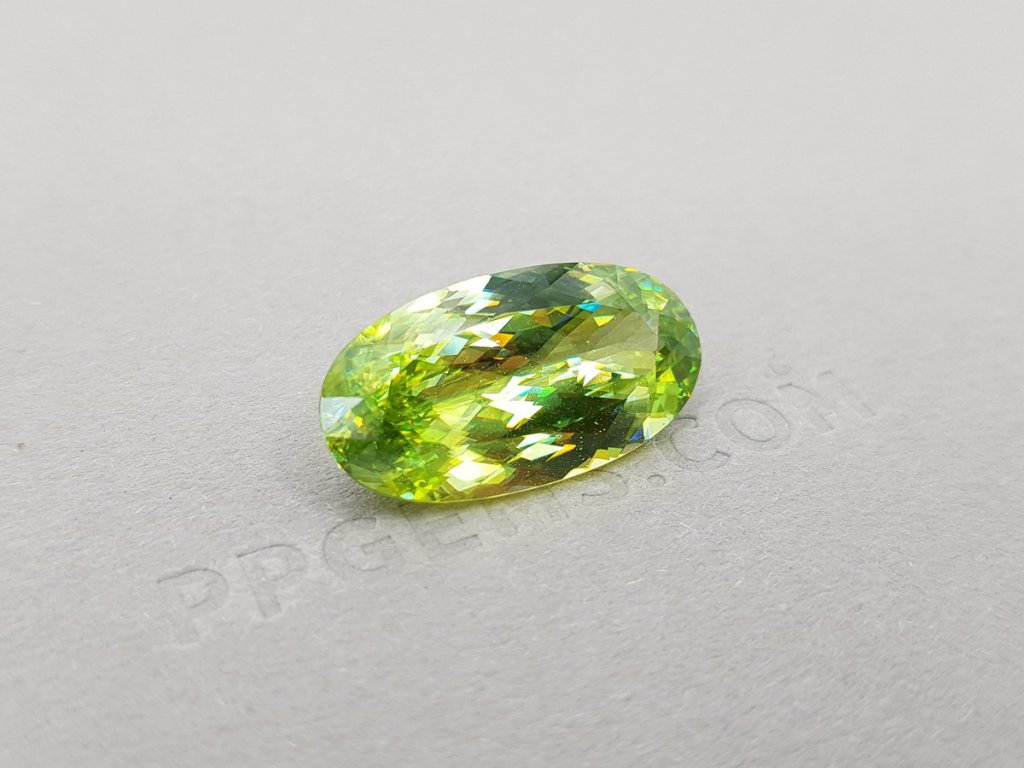 Green sphene 12.97 ct, Zimbabwe Image №3