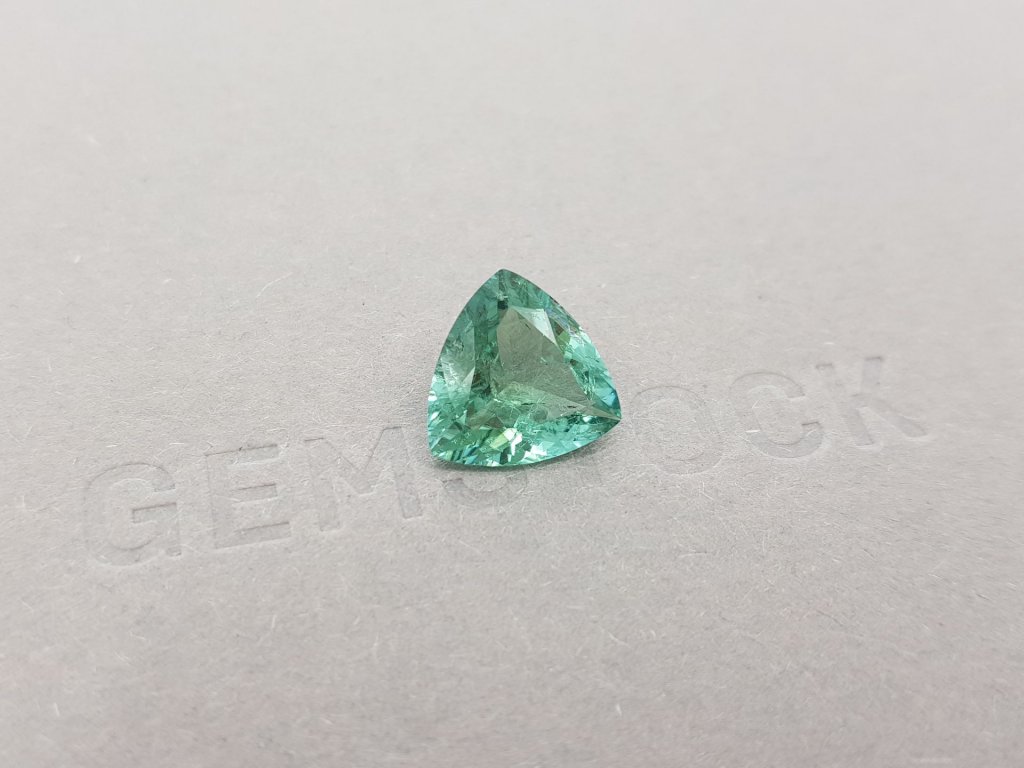 Blue tourmaline, trillion 3.83ct cut, ICA Image №3