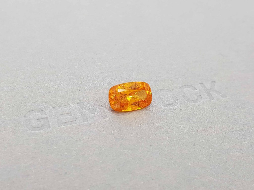Cushion cut fanta spessartine 3.28 ct, Nigeria Image №2