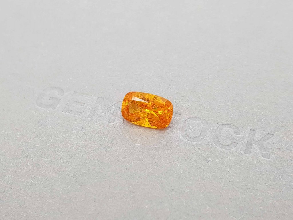 Cushion cut fanta spessartine 3.28 ct, Nigeria Image №3