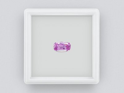 Cushion cut pink sapphire 0.32 ct photo