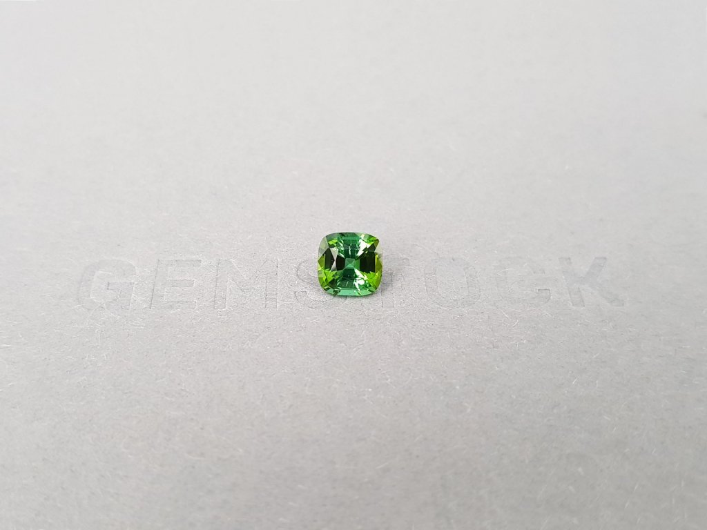 Vivid green cushion cut tourmaline 0.94 ct, Africa Image №1