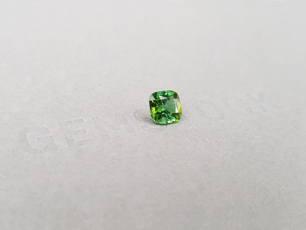 Vivid green cushion cut tourmaline 0.94 ct, Africa Image №2