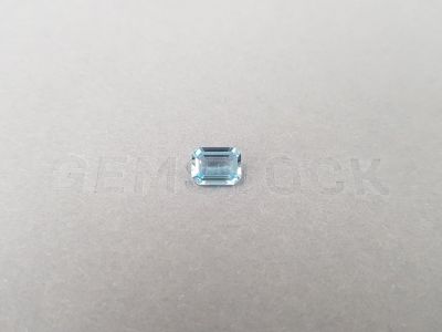 Octagon cut aquamarine 0.91 ct, Madagascar photo
