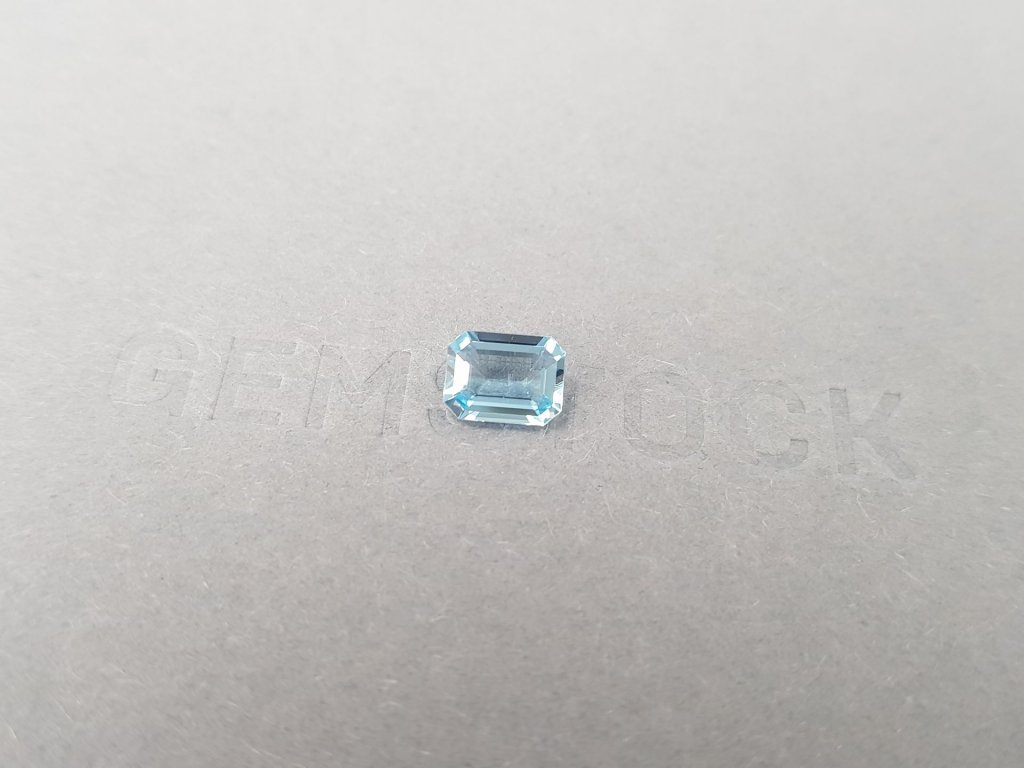 Octagon cut aquamarine 0.91 ct, Madagascar Image №3