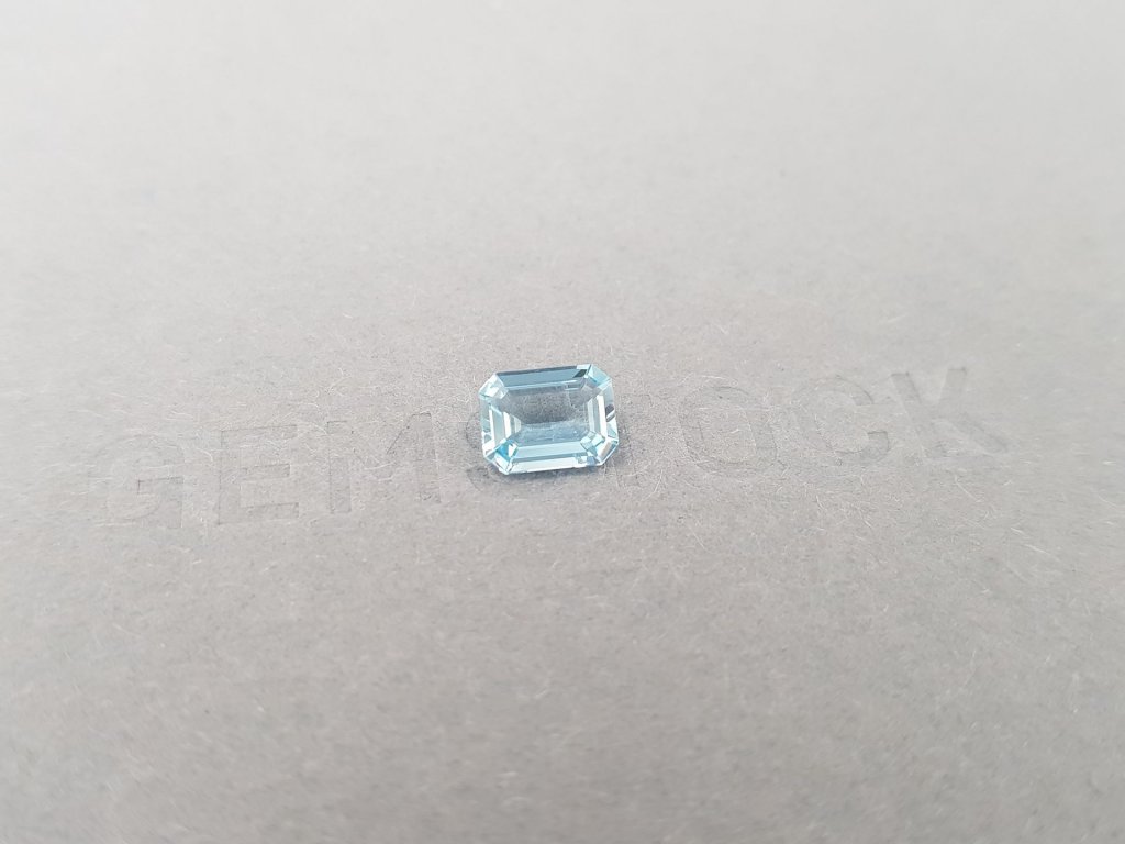 Octagon cut aquamarine 0.91 ct, Madagascar Image №2