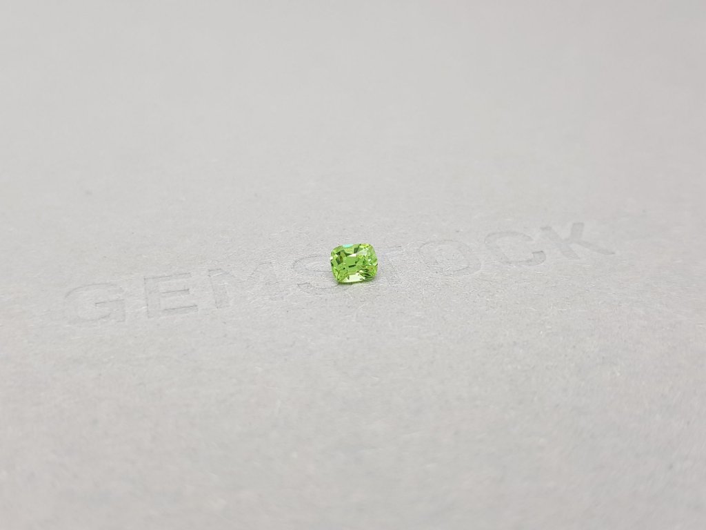 Cushion cut African tsavorite 0.32 ct Image №3