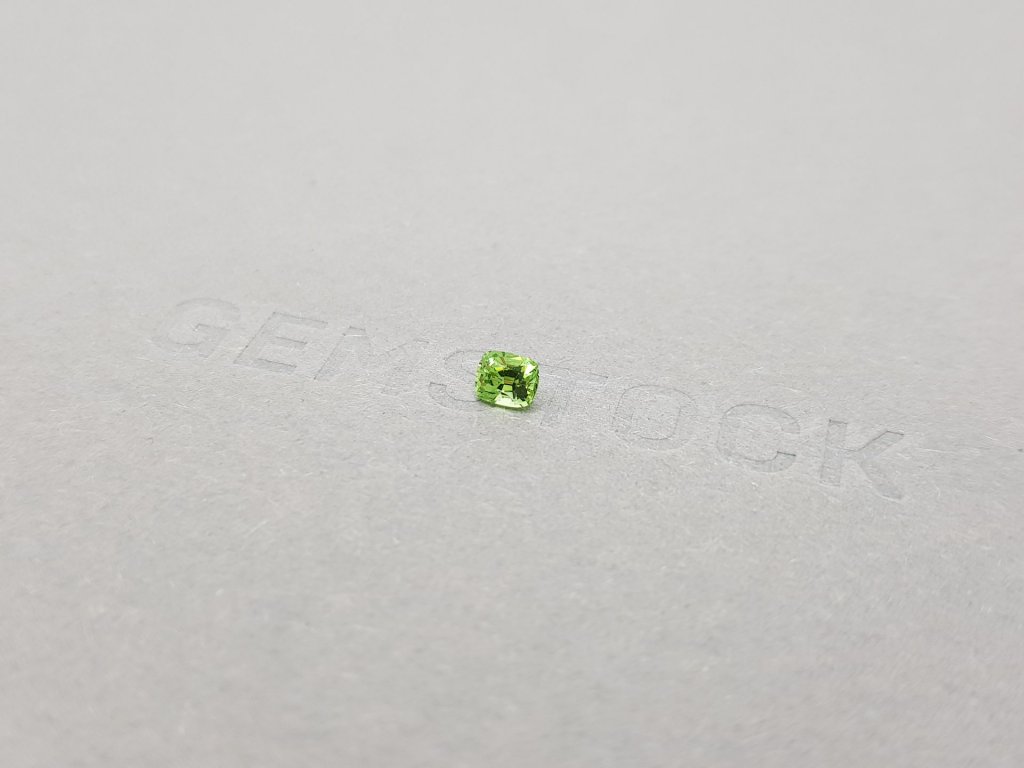 Cushion cut African tsavorite 0.32 ct Image №4
