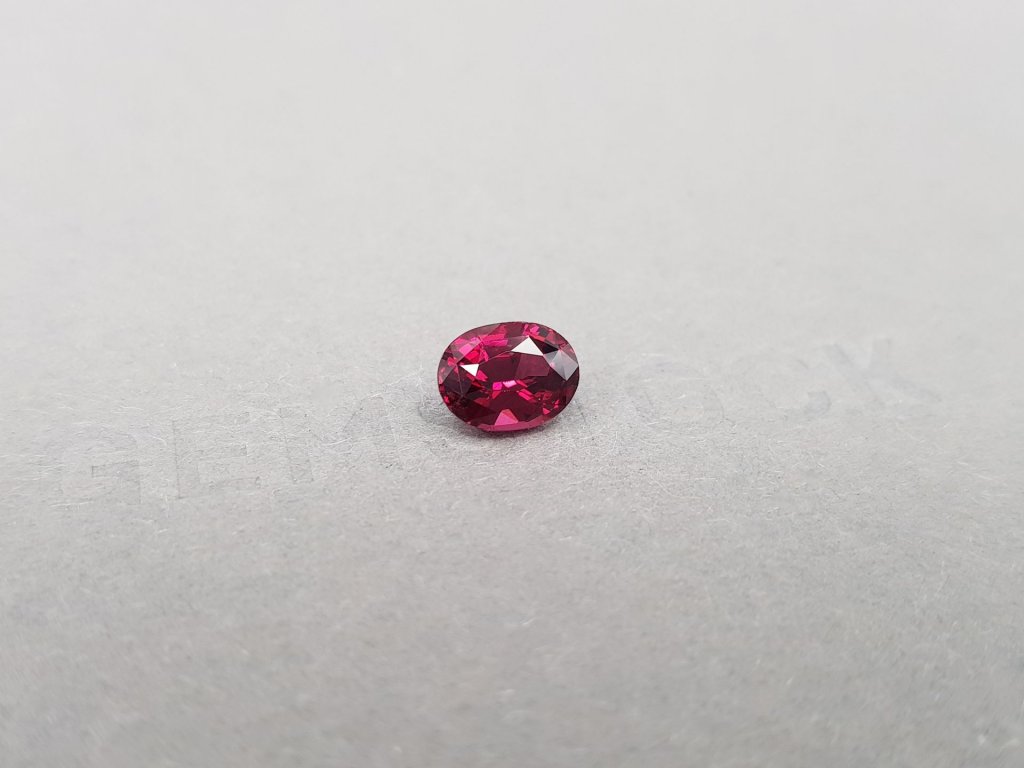 Purple umbalite garnet oval cut 1.82 ct, Tanzania Image №3