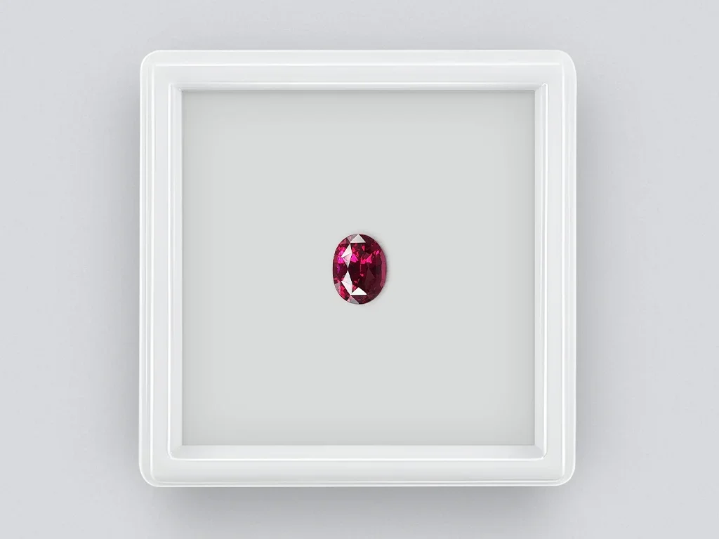 Purple umbalite garnet oval cut 1.82 ct, Tanzania Image №1