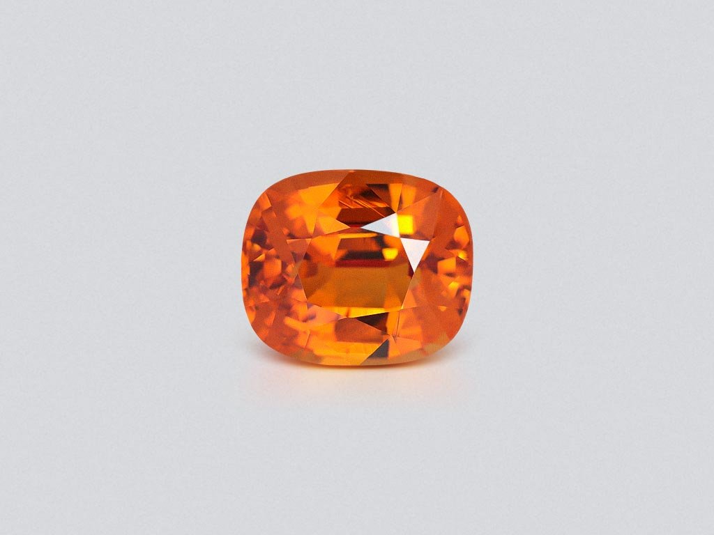 Fanta color spessartine garnet in cushion cut 5.73 carats, Africa Image №1