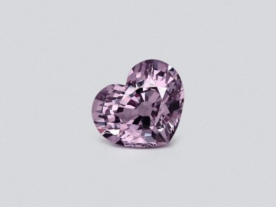 Lavender spinel in heart shape 2.64 carats, Burma photo