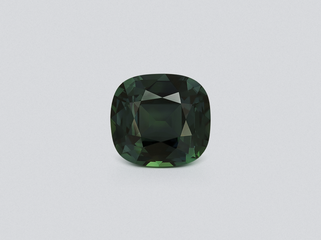 Unheated sapphire Teal cushion cut 5.54 carats, Sri Lanka Image №1