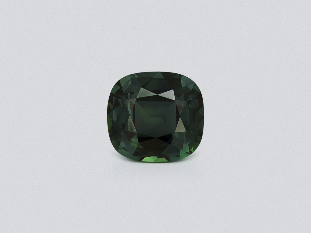 Unheated sapphire Teal cushion cut 5.54 carats, Sri Lanka Image №1