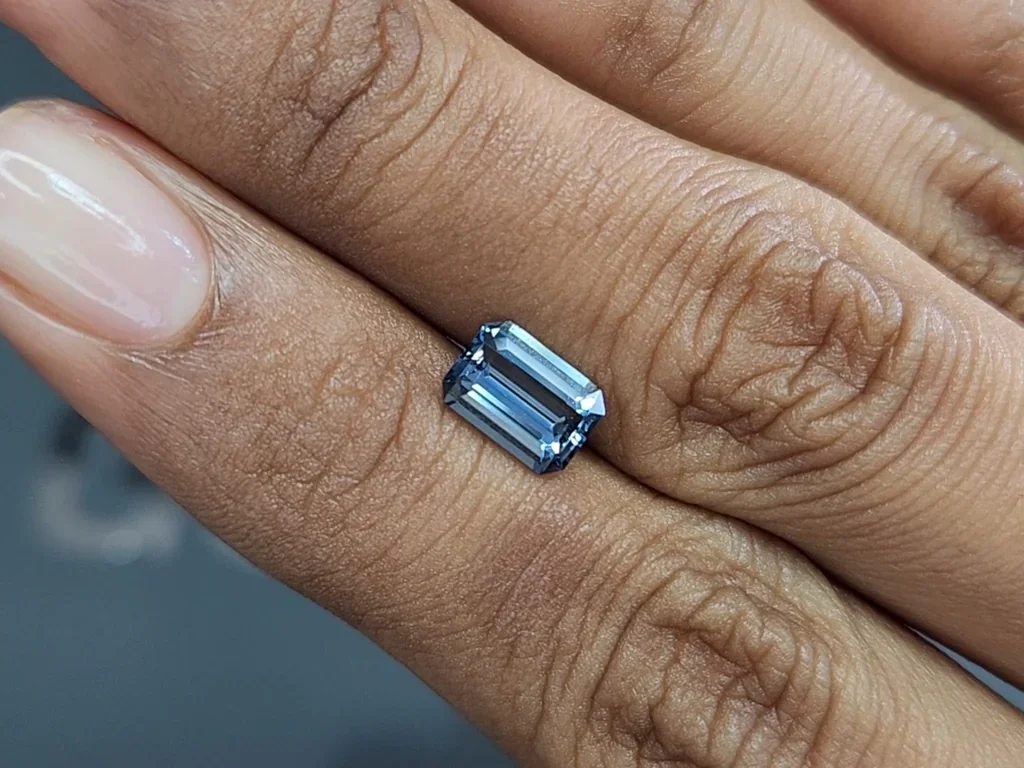 Santa Maria aquamarine octagon cut 1.20 carats, Madagascar Image №2