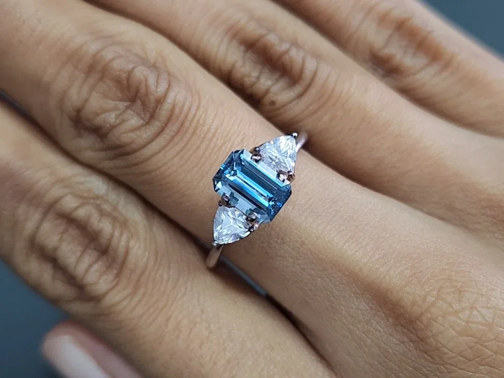 Santa Maria aquamarine octagon cut 1.20 carats, Madagascar Image №5