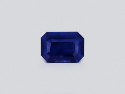 Sapphire Cornflower Blue octagon cut 1.98 carats, Sri Lanka photo