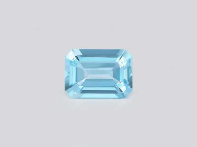 Aquamarine octagon cut  6.61 carats, Madagascar photo