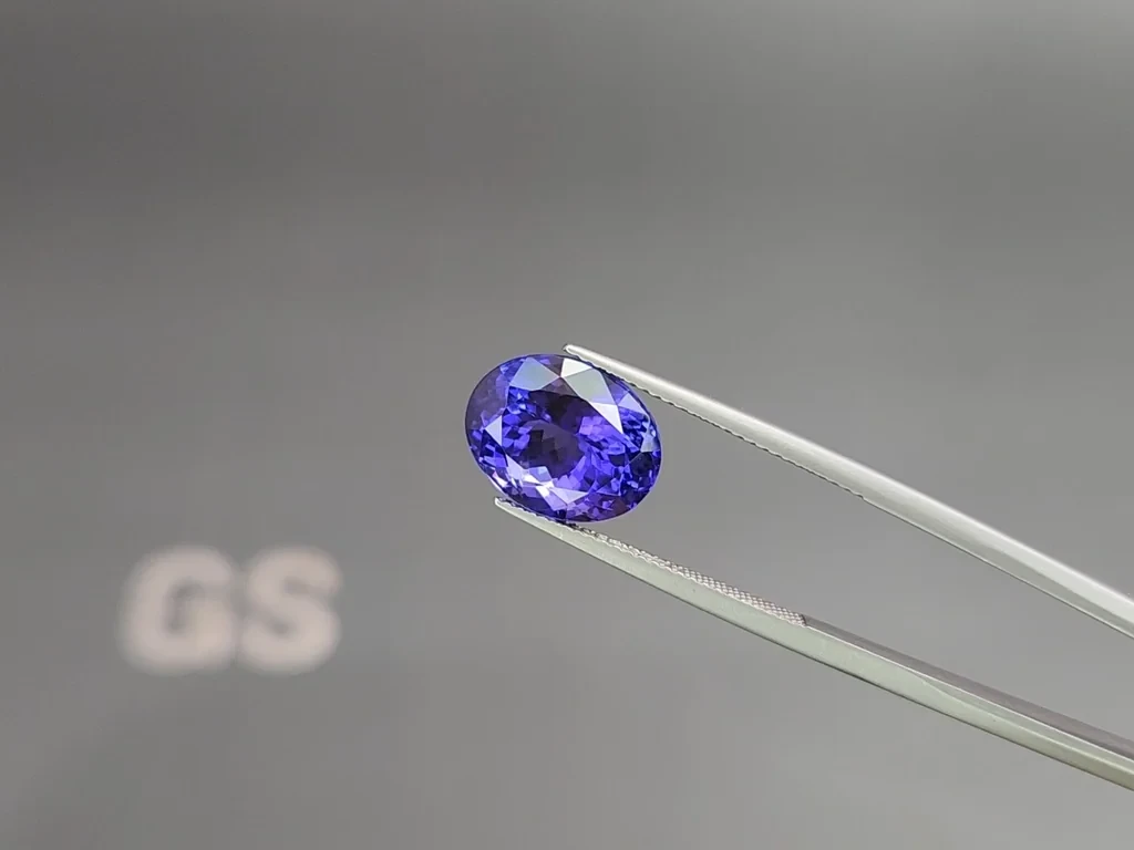 Tanzanite oval cut 7.26 carats, Tanzania Image №3