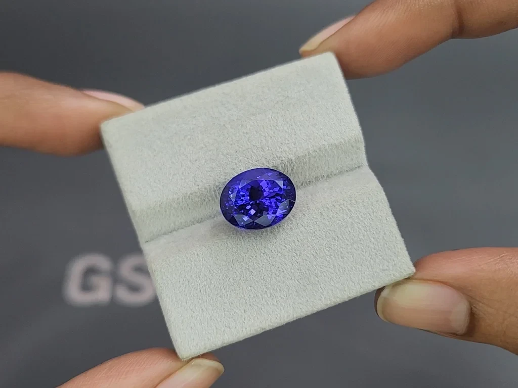 Tanzanite oval cut 7.26 carats, Tanzania Image №4