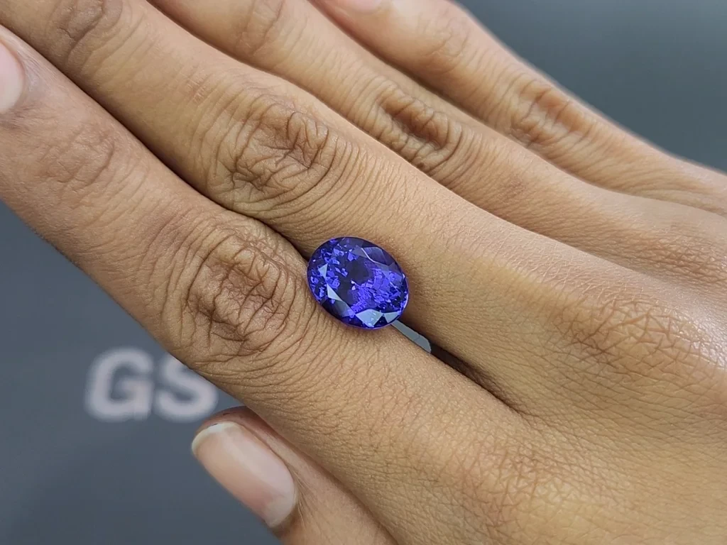 Tanzanite oval cut 7.26 carats, Tanzania Image №2