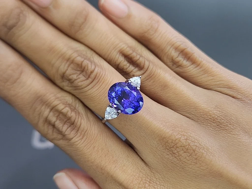 Tanzanite oval cut 7.26 carats, Tanzania Image №5