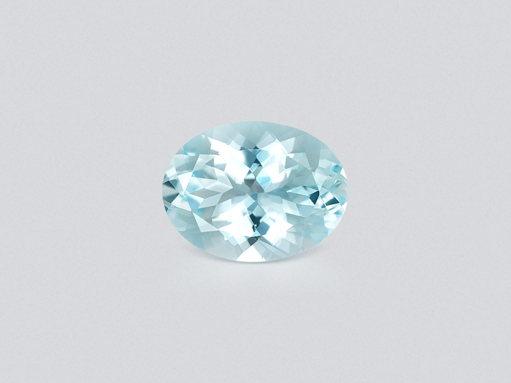 Aquamarine oval cut 9.20 carats, Madagascar  Image №1