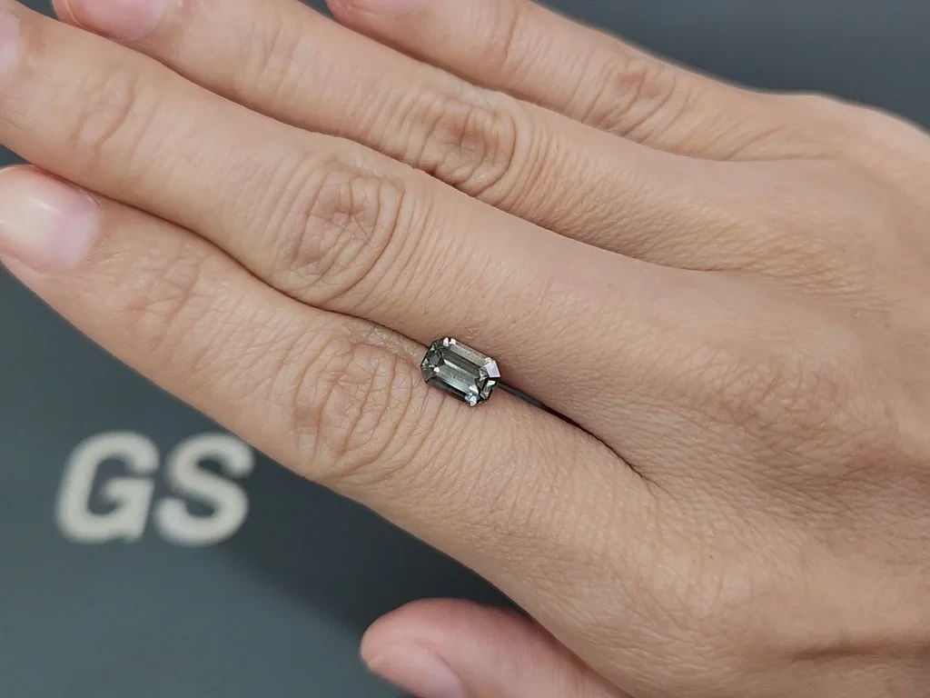 Unheated sapphireTeal octagon 1.36 carats, Sri Lanka Image №2